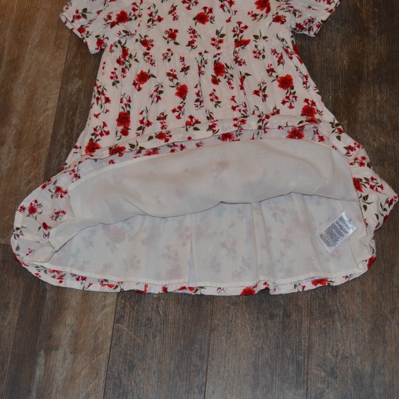 Old Navy Dress w/Red Flowers - Picture 5 of 8
